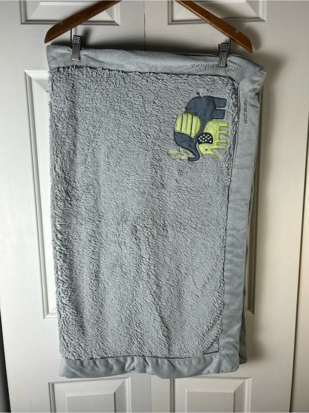 Koala Baby Mommy's Little Sunshine Elephants Blanket Gray Green 2016 Dots Stripe